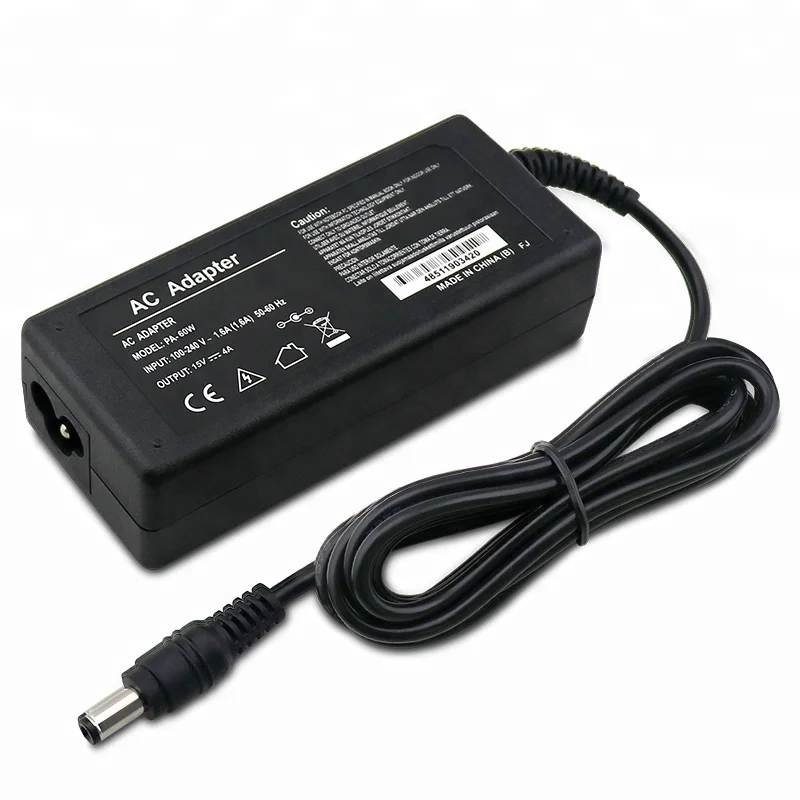 Wholesale Power Adapter For Toshiba Laptop 15v 4a 60 Watt Ac Charger - Buy  Power Adapter For Laptop,Laptop Adapter 15v,Laptop Charger 15v Product on  
