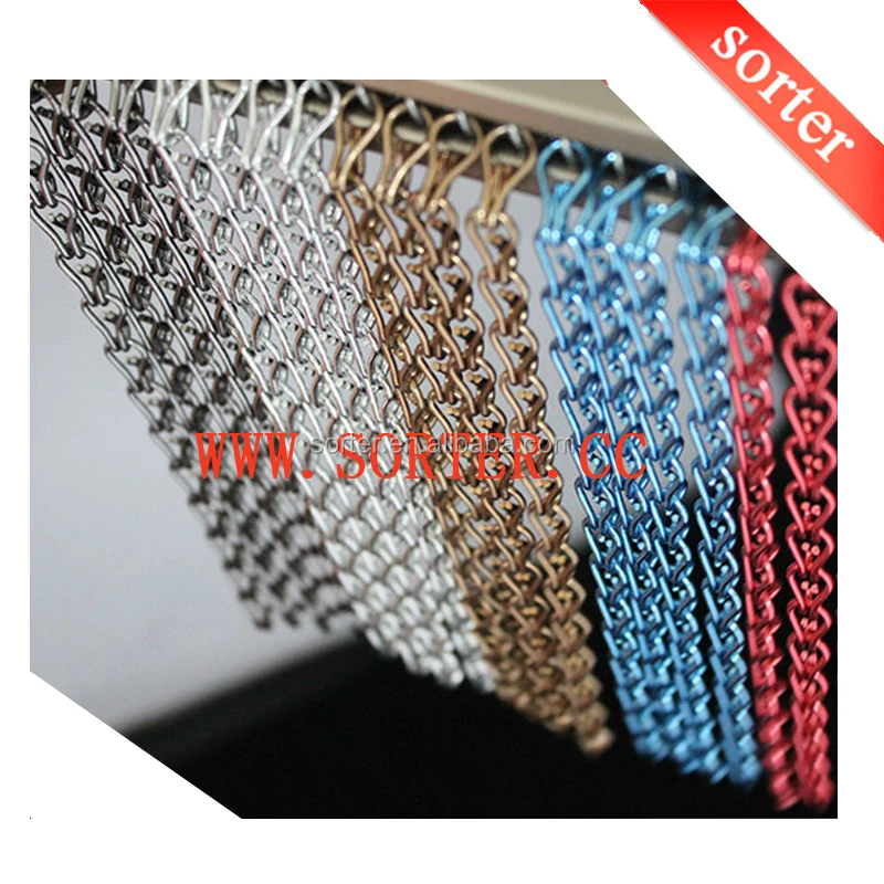 Metal Chain Fly Pest Insect Door Screen Curtain Buy Metal Chain Fly Pest Insect Door Screen Curtain Control Control Vertical Blinds Curtain Aluminium Profile Fly Screen Product On Alibaba Com