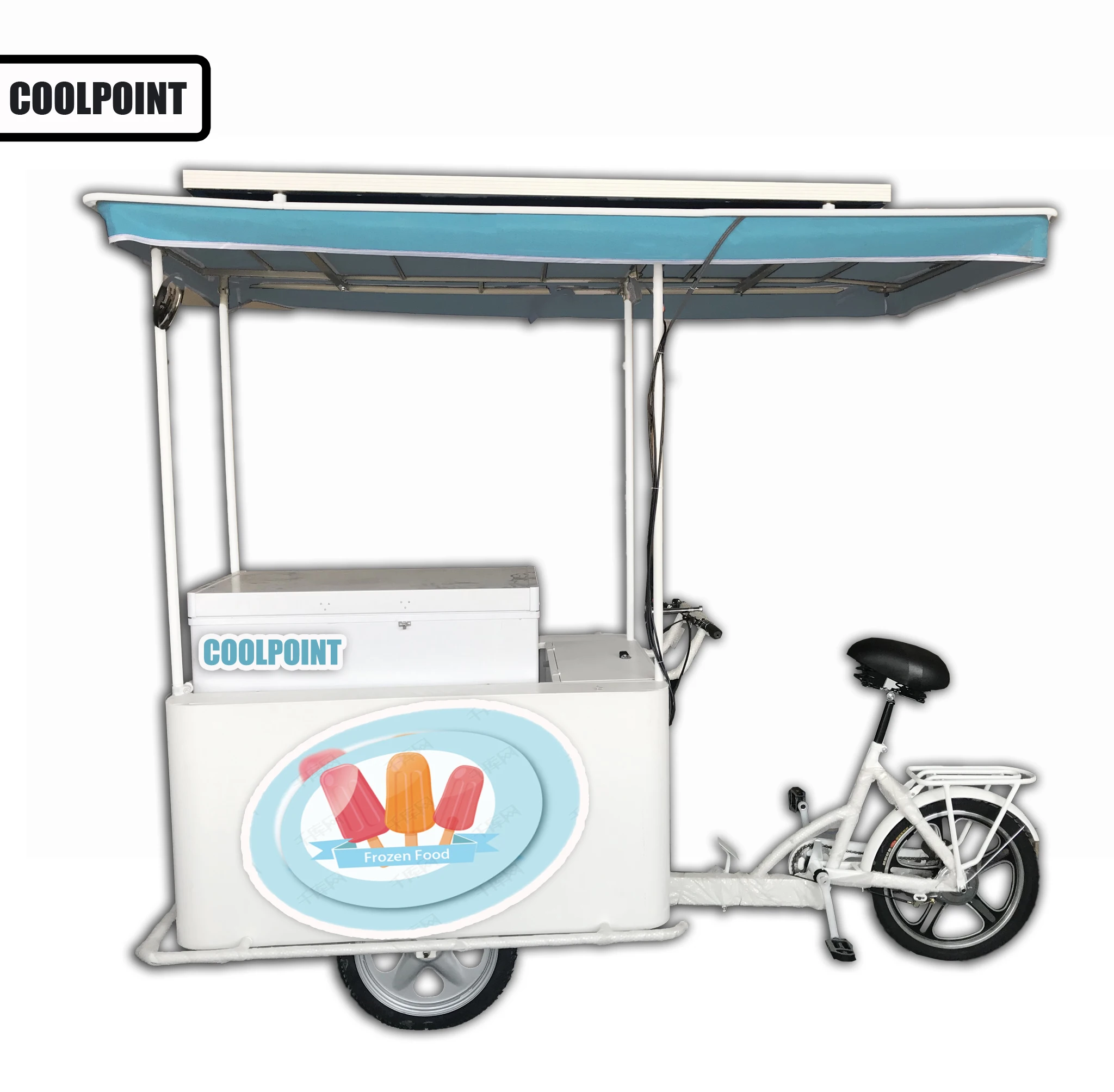 Electric ice cream tricycle sale