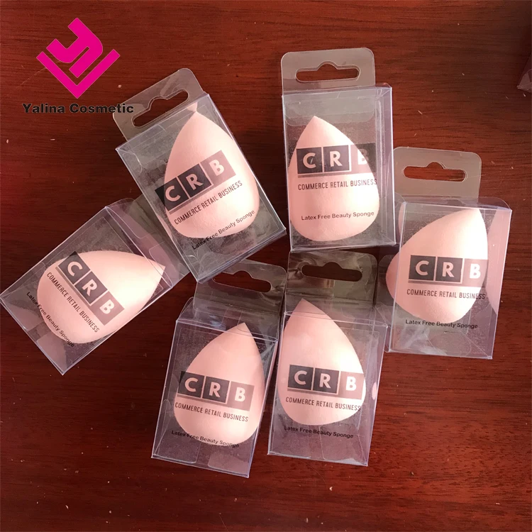 OEM Customizable Makeup Sponge Blender Beautiful Powder Puff Packaging Box for Beauty Products
