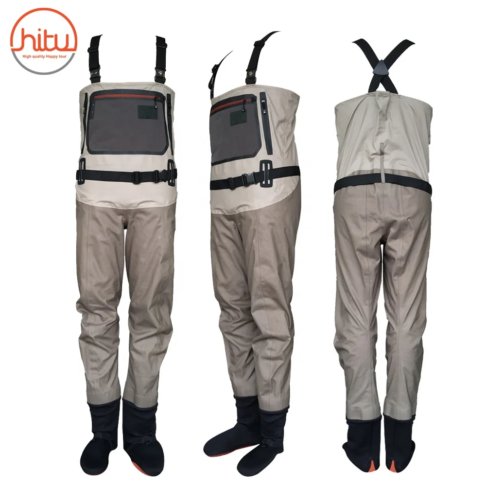 breathable waterproof fly fishing chest waders