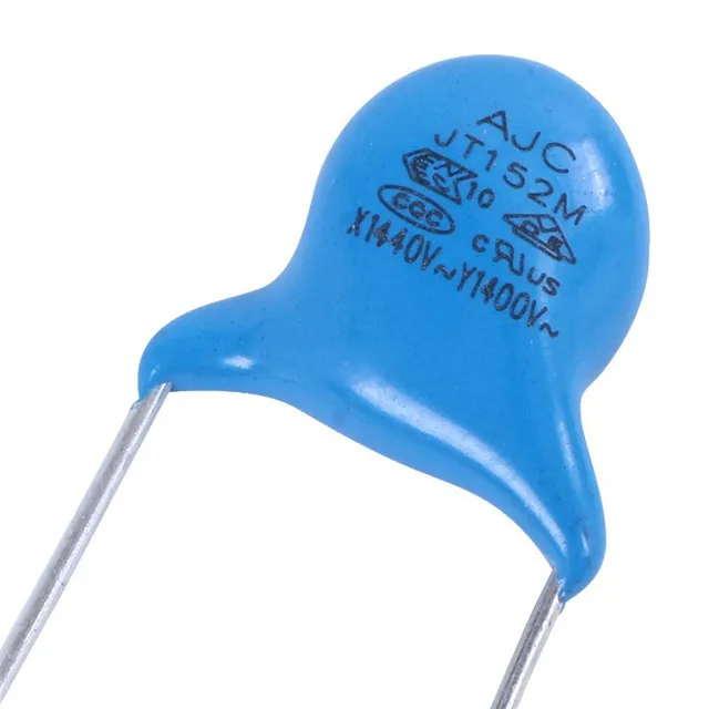 KNSCHA Round Blue color 221k 2kv High Voltage Ceramic Disc Capacitors for Audio equipments