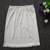 milk silk white lace 40cm