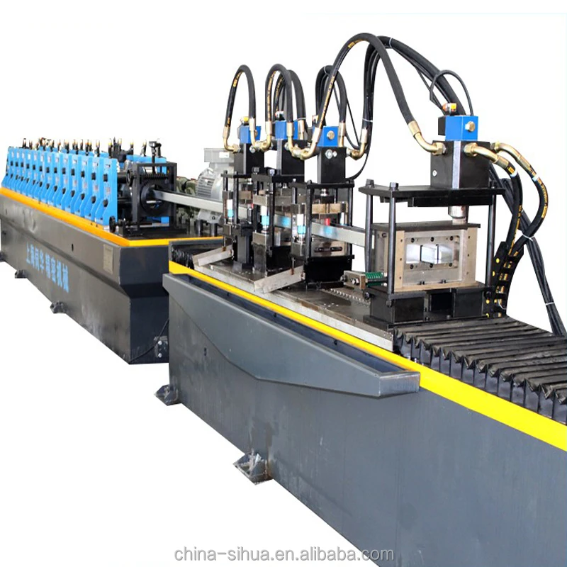 Building Material Rolling Shutter Metal Door Frame Roll Forming Machine