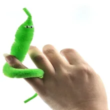 2015 Magicians font b Toy b font Baralho Mr fuzzy Magica Worm Magic Trick Twisty Plush
