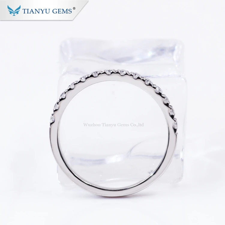 Bague Fiançailles Or Blanc 14k Avec Diamants Simulés 2.60ct - Taille 8.5 - Neuf