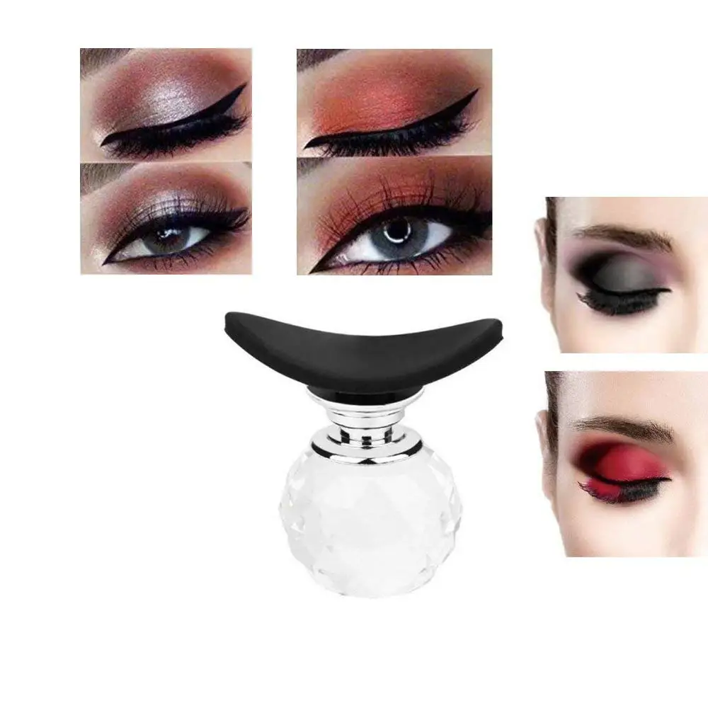 Пользовательские высококачественные ленивые силиконовые кристальные тени для век штамп сгибающиеся инструменты для макияжа