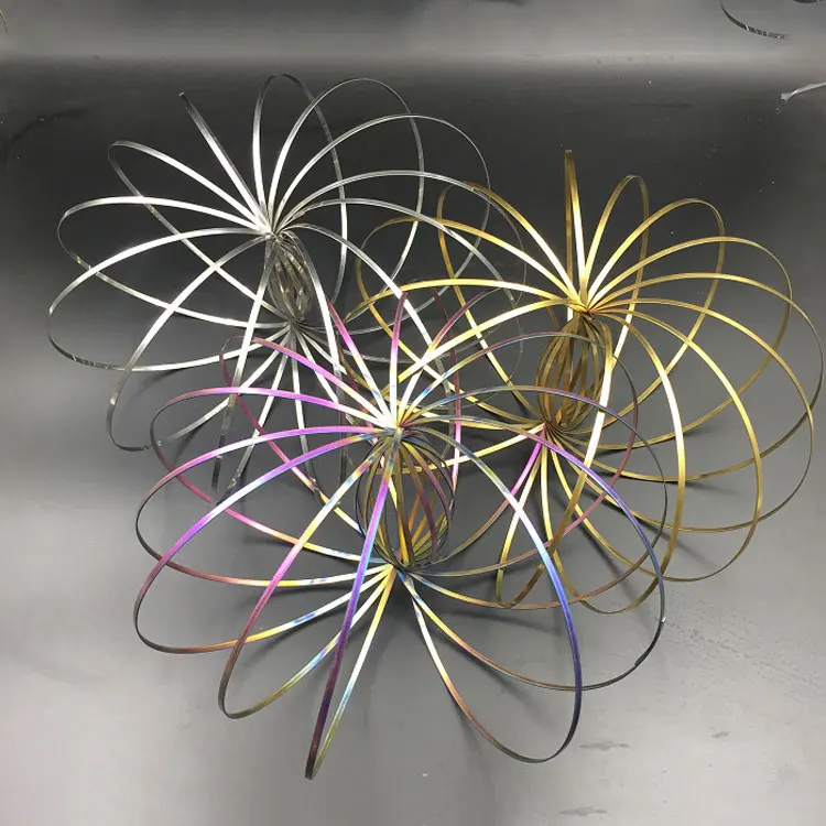 
 Кинетическое кольцо на руку, пружинная игрушка, 3D скульптура, кольцо, динамическая наука, волшебная игрушка-фиджет  