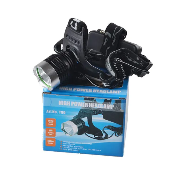 LED Miner Chargeable Headlamp Aluminum LED Coal Miners Headlamp