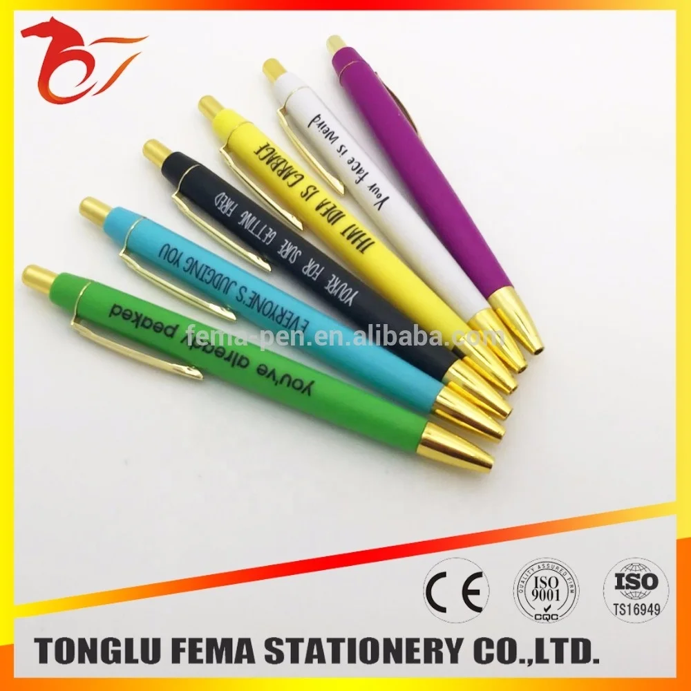 fema hot selling gold pen with