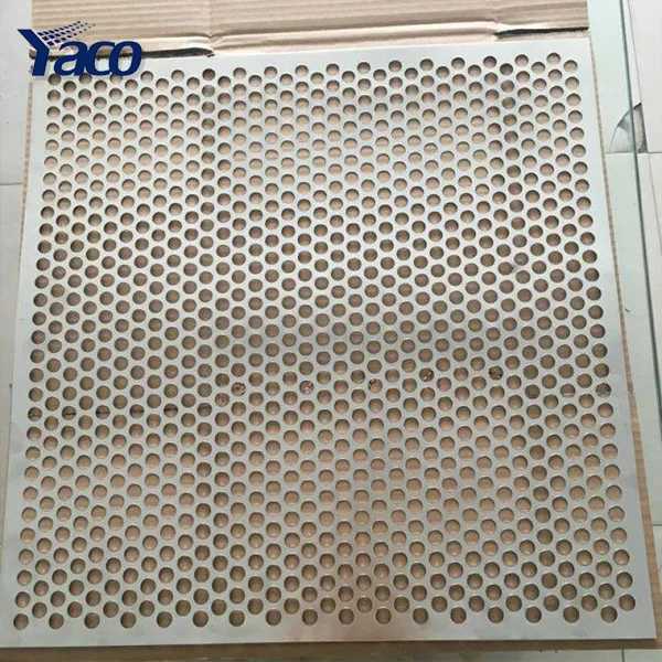 Perforated Wire Mesh Walkway Punching Metal Mesh Round Hole Mesh