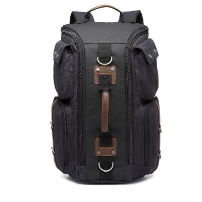 Two Ways Use Canvas Waterproof Bag Outdoor Backpack  Knapsack