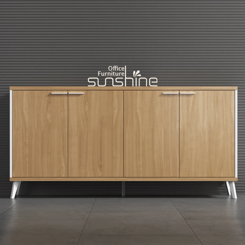 BY modern european style color selective wooden drawer file cabinet for office
