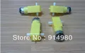 6V DC motor TT deceleration motor gearbox red Biaxial TT gear motor magnetic interference Apply to