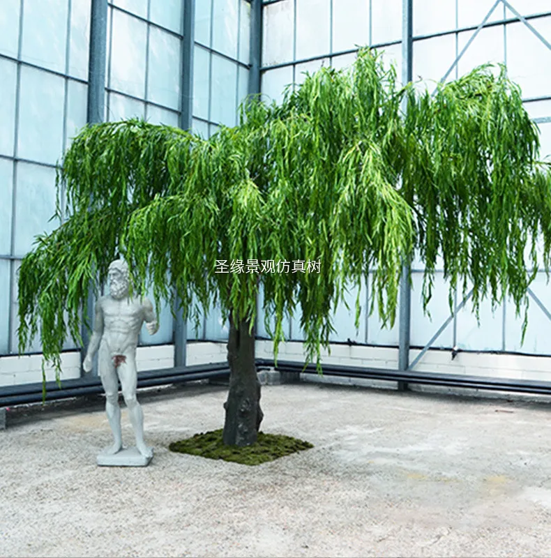 Artificial Weeping Willow Tree Branches - Faux Leaves