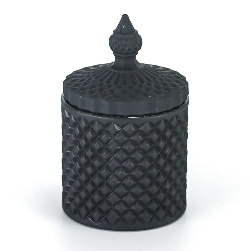 matte black candle jars for candle