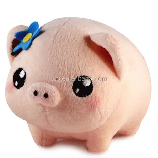 pink pig stuffed toy