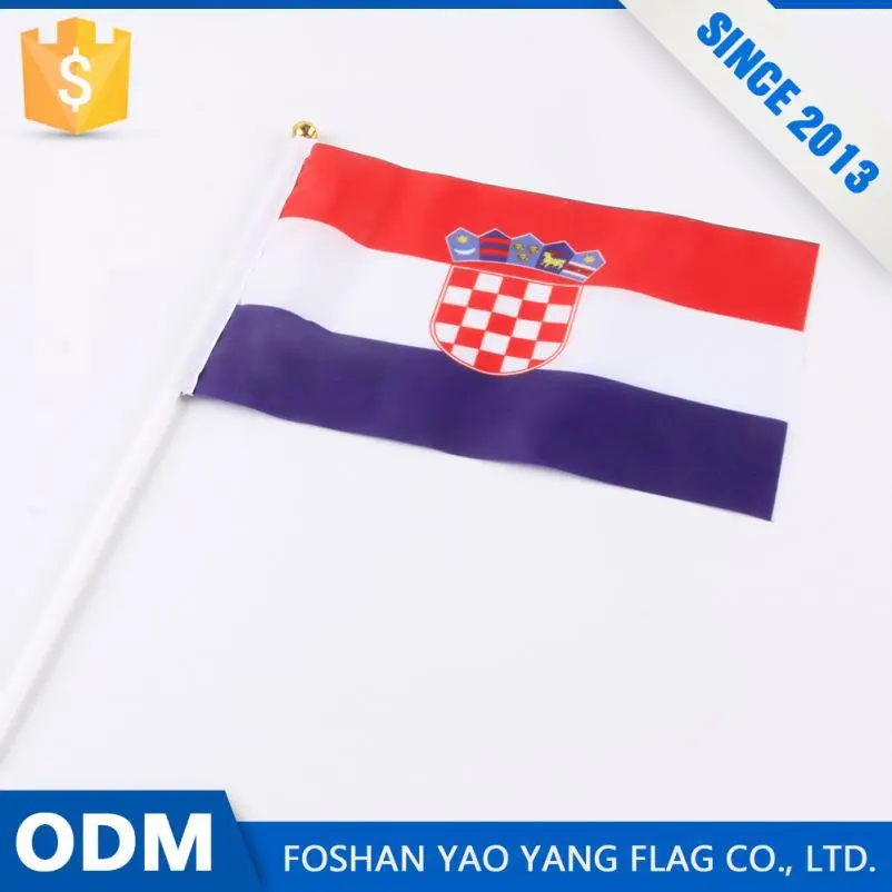 Высочайшее Качество Настраиваемые Мини-Полиэстер Канадский Флаги Stick