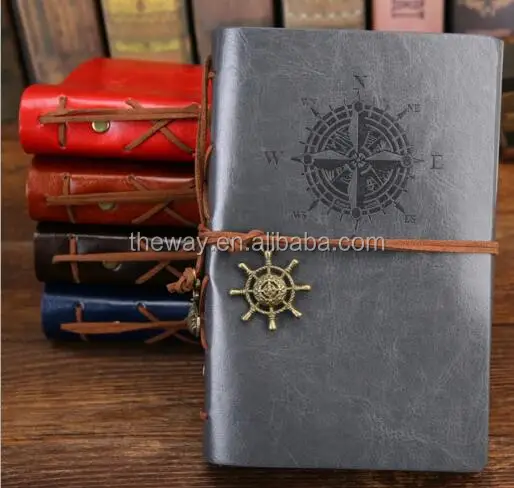 Vintage Leather Writing Notebook Refillable Paper Diary Notebook Classic Daily Use Gifts