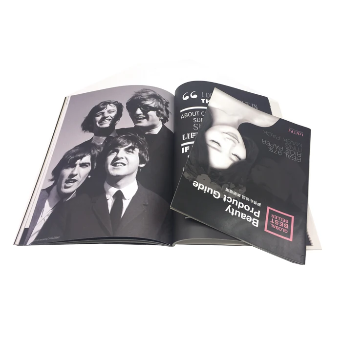 
Дизайн Met Художественная печать журнал, брошюры с прострочкой седла, каталог, буклет 