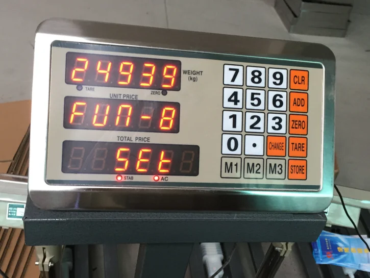 500kg Tcs Wheeled Electronic Platform Scale