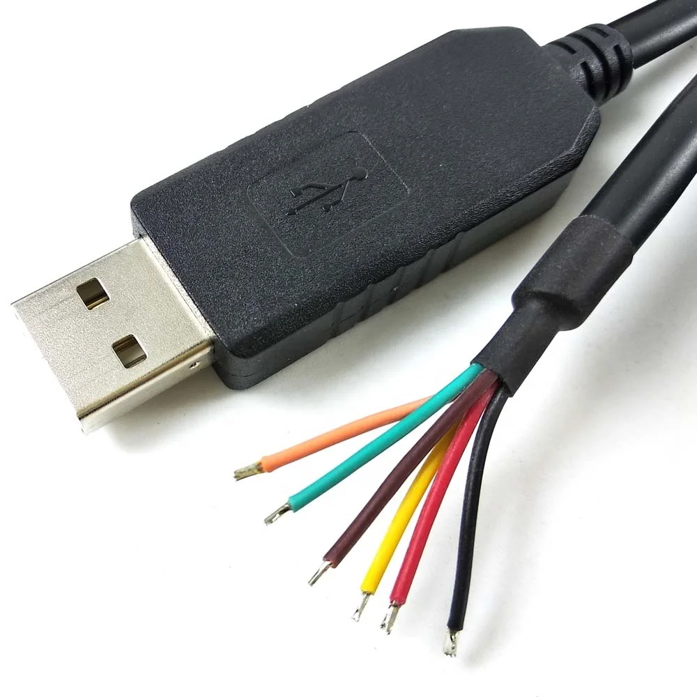 FT232 SP485 Pure Copper USB to RS485 Serial Converter Cable FTDI USB RS485 WE PVC Jacket Braid Shielding Stock for Computer Use