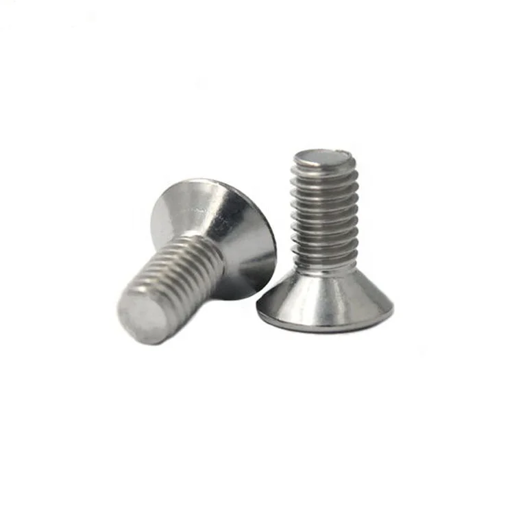 Source ANSI/ASME B18.3 stainless steel #8-32*1/4 hex flat head socket screw  on