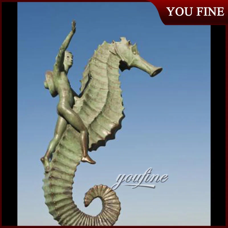 有名なブロンズ製抽象金属工芸品のタツノオトシゴの彫刻| Alibaba.com