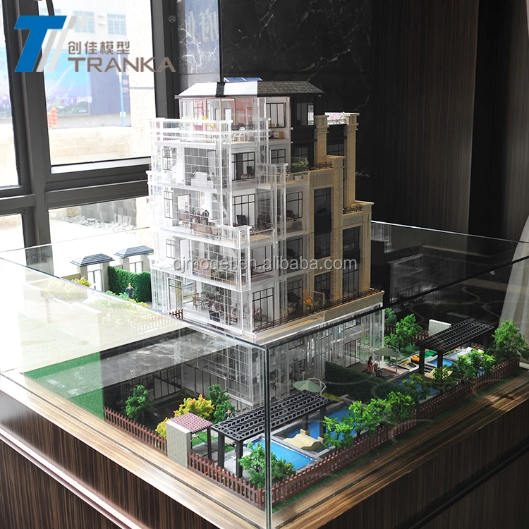3D Maquette Scale Building Model High Quality Architectural