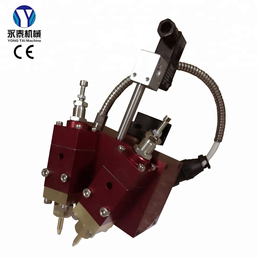 CE Промышленный Автоматический термоплавкий клеевой пистолет с двойной головкой для упаковки