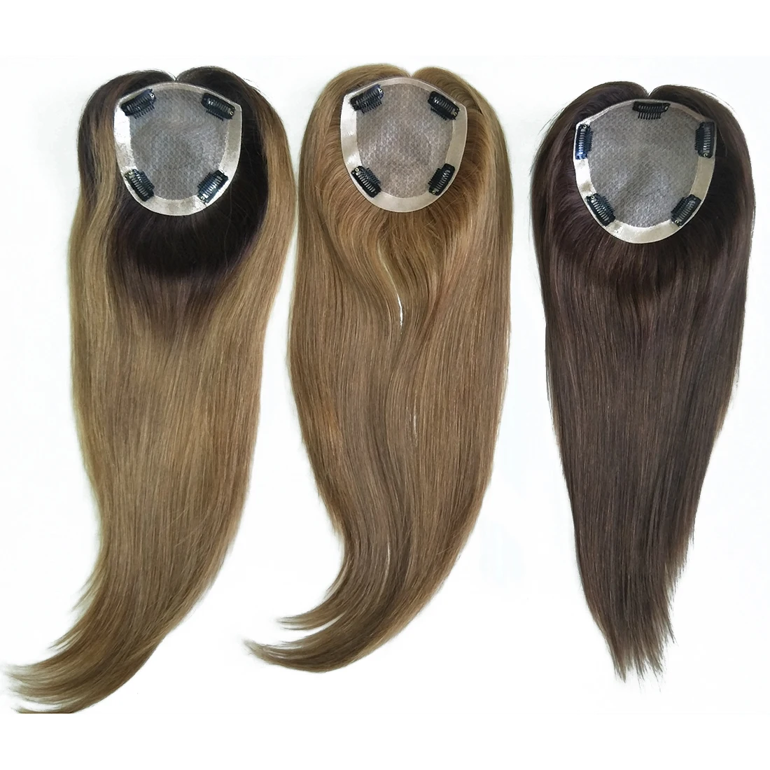 mono human hair toppers