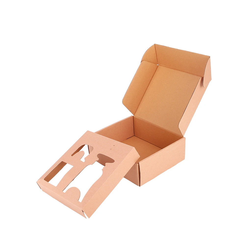 Eco Friendly Packaging Custom Logo Display Shipping Mailer Corrugated Boxes with Insert for Glass Bottle Package details