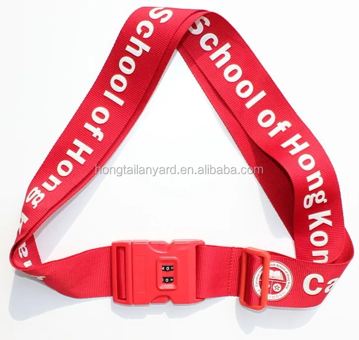 personalised luggage straps