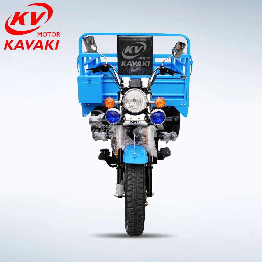 Excellent Bajaj Three Wheel Tricycle Small Cargo Box Three Wheeler TVS Car Good Price 3 Wheel Motorcycle Gasoline
