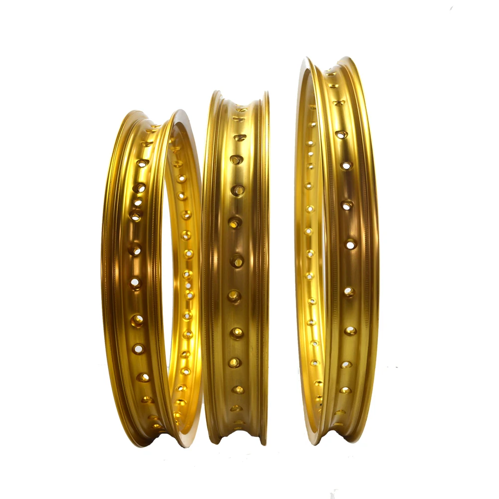 
 Золотые диски Motocross 1,6x21/2,15x19/1,85x19 дюймов из алюминиевого сплава  