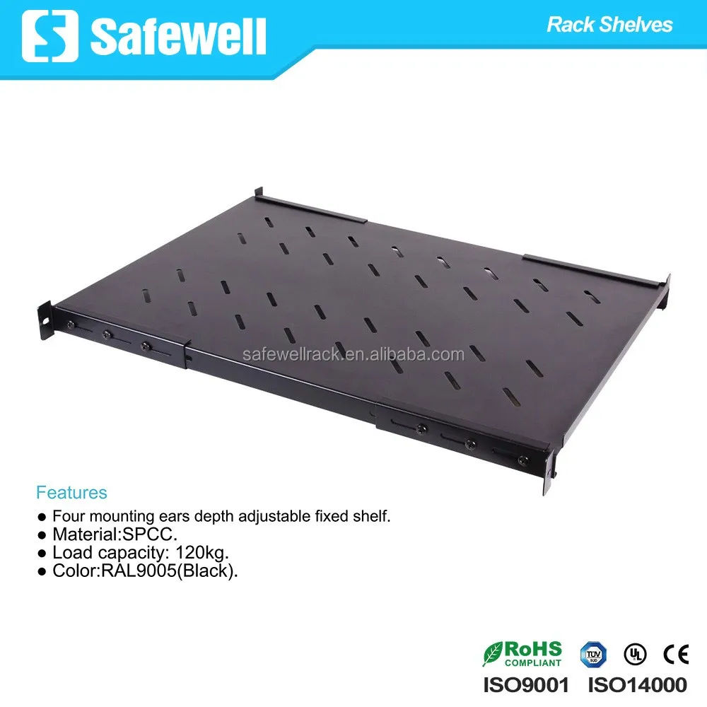 Safewell SWAFSHELF-550 1U регулируемое крепление на глубину 550 мм устанавливаемая стойка для сервера 80