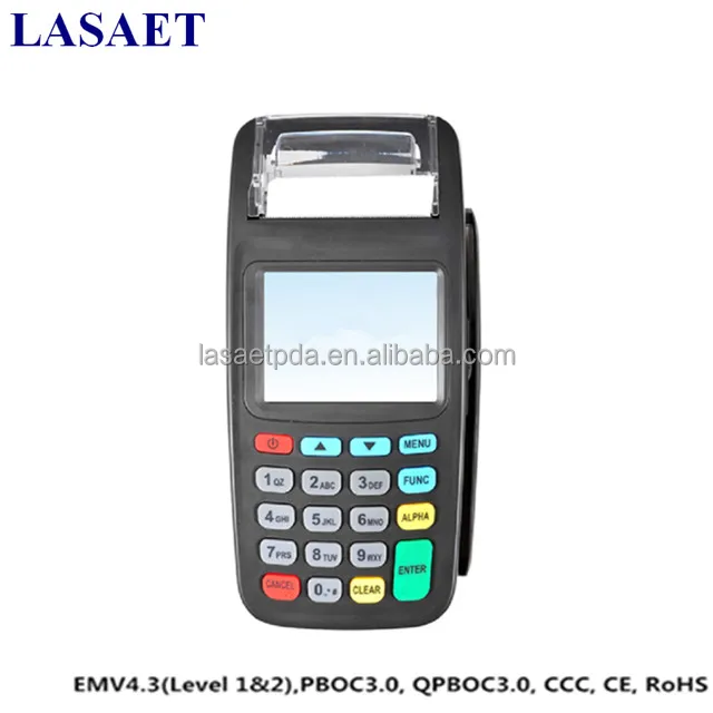 mobile card reader with printer