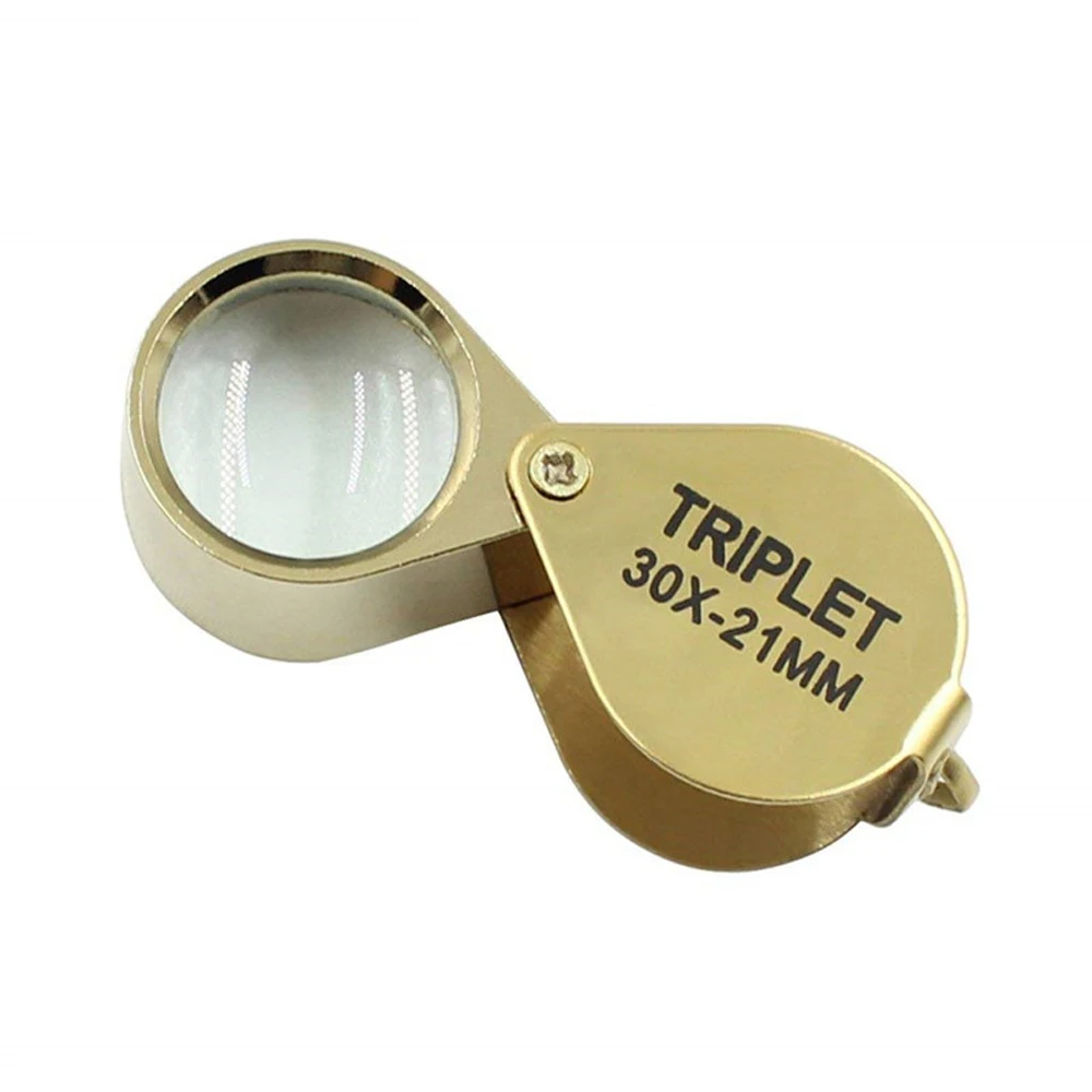 30x magnifying magnifier glass jewellers eye