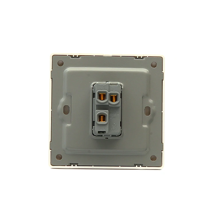 China Supplier New Arrival UK Standard Rose Gold 10A 1/2/3/4 Gang Home Wall Switch