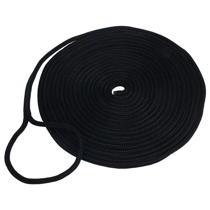 factory price mooring braided nylon polyester pp dock mooring rope