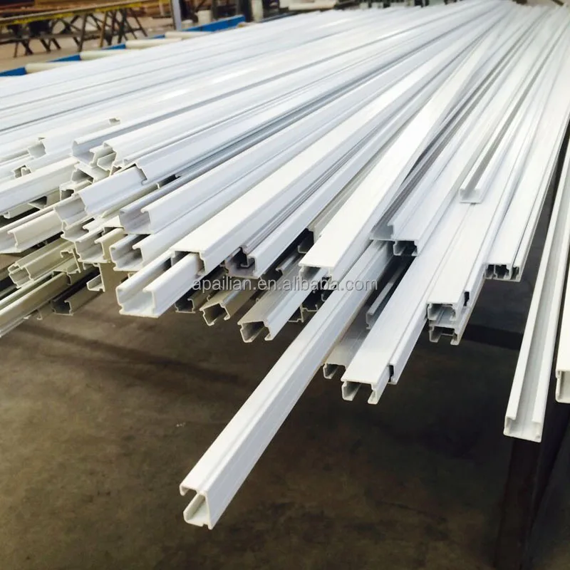 Powder Coating Aluminium Sliding Curtain Track Profile for Hanging Rail