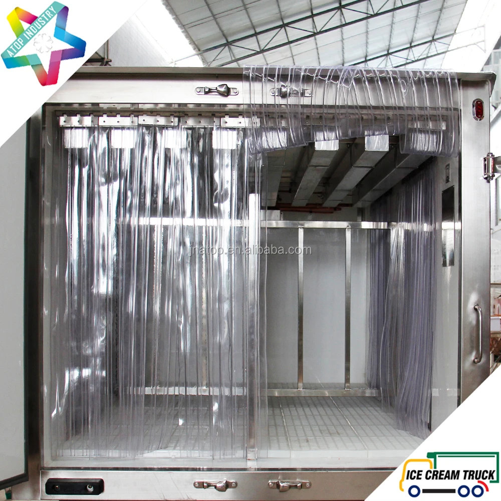 ColdKing 3.4m Long -40C Ice Cream Truck Body With Kooltube Eutectic Refrigeration Unit for KIA K3000S Light Duty Ice Cream Truck
