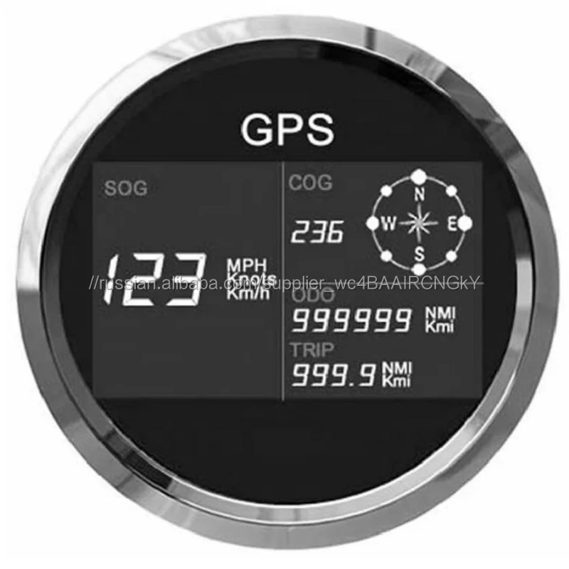 7 задние фонари мотоцикл 85 мм Цифровой GPS Спидометр COG одометр пробег счетчик Регулируемый с телевизионные антенны