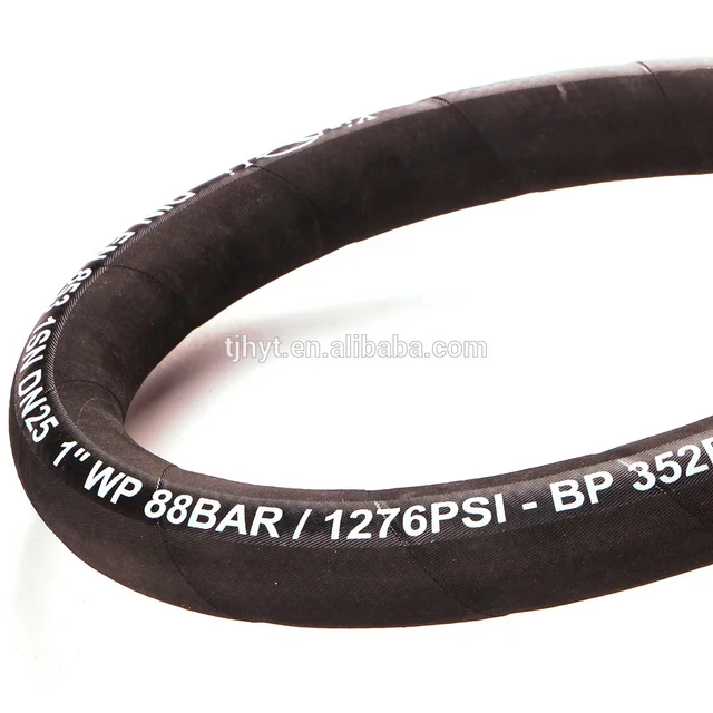 Good Quality Diameter 1/8'' to 2'' High Pressure Hydraulic Rubber Hose SAE 100R7 R8 with OEM Service