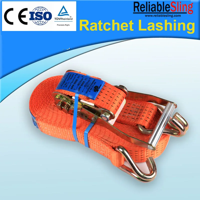 ce gs approved truck ratchet strap for cargo lashing by factory