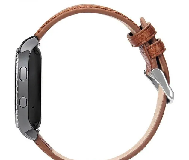 Мужские ремешки для часов из натуральной кожи с быстроразъемным штифтом