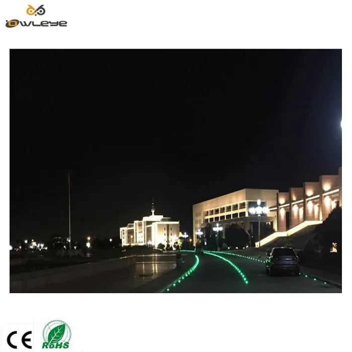 GPS Led Cat Eye  Signal Heavy Duty Embedded Underground Light Synchronized Flash Solar Road Stud