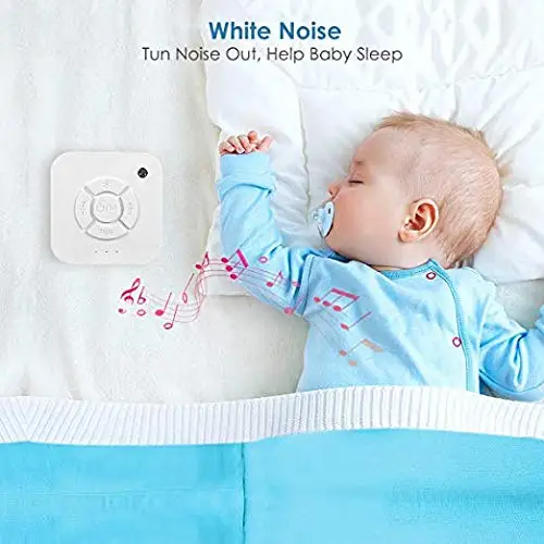 OEM with Soothing Night Light 9 Relaxing Nature Sounds Volume Control Portable Relax White Noise Sleeping Machine