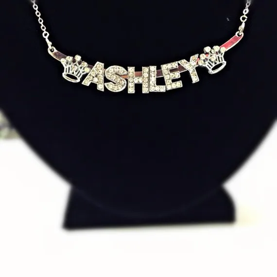 Custom Design Your Own Rhinestone Name 