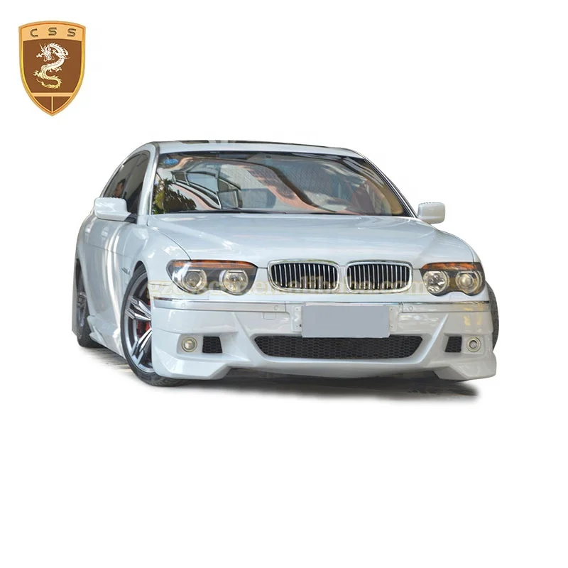 For 2002-2005 BMW 7 Series E65 E66 Upgrade PD Style Bodykit Front Bumper Fender Rear Spoiler Side Skirts Car Body Kit